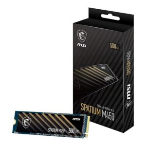 MSI SPATIUM M450 PCIe 4.0 NVMe M.2 500GB SSD (3600MB Okuma / 2300MB Yazma)